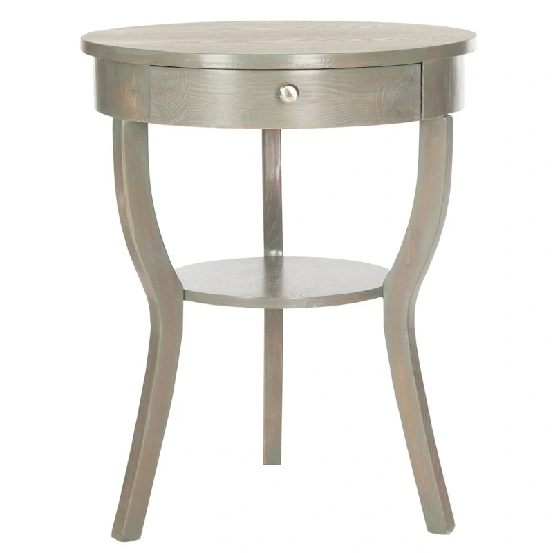 SAFAVIEH Mercedes End Table - 22 x 22 x 30.3 - 22Wx22Dx30H