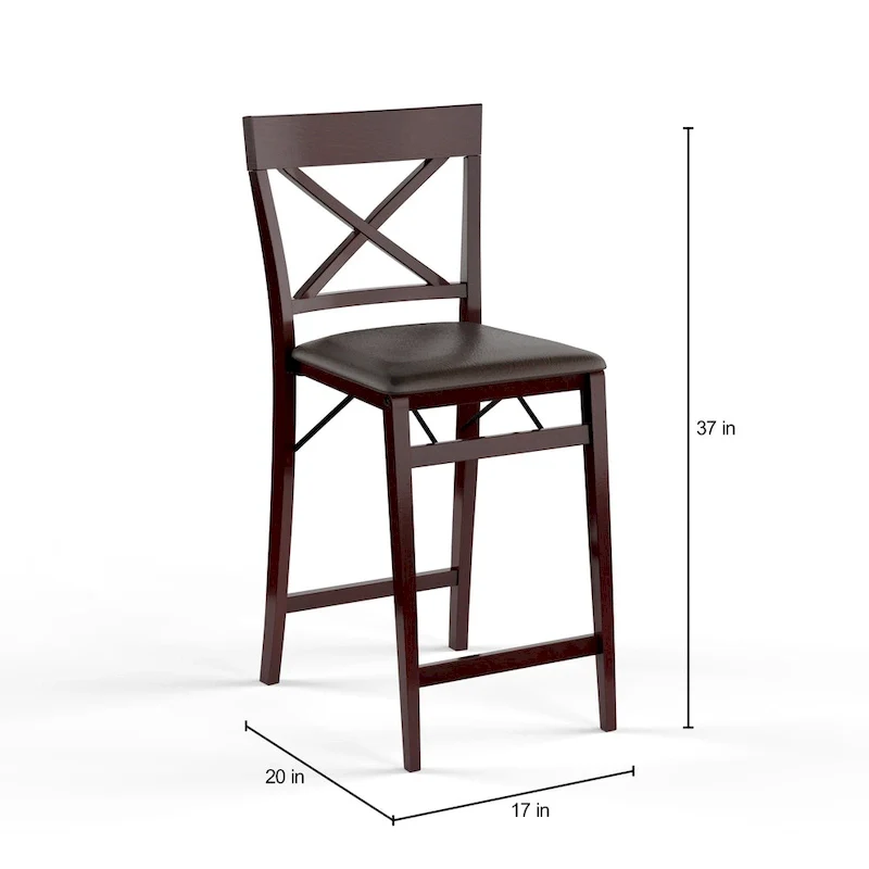 24-Inch Folding Counter Stool