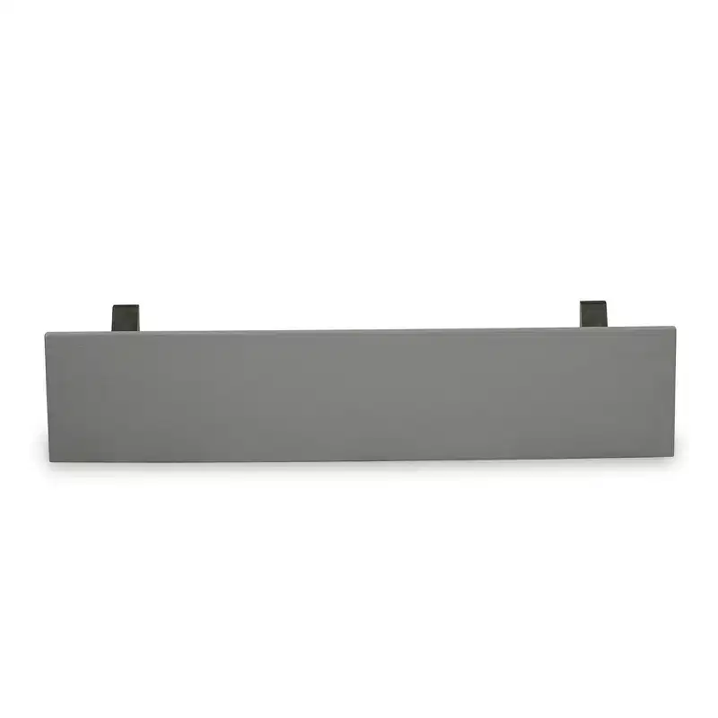 HomeStock Modern Dining Table Bench with Wood Seat, 72x15x18 Inch, Brushed Black
