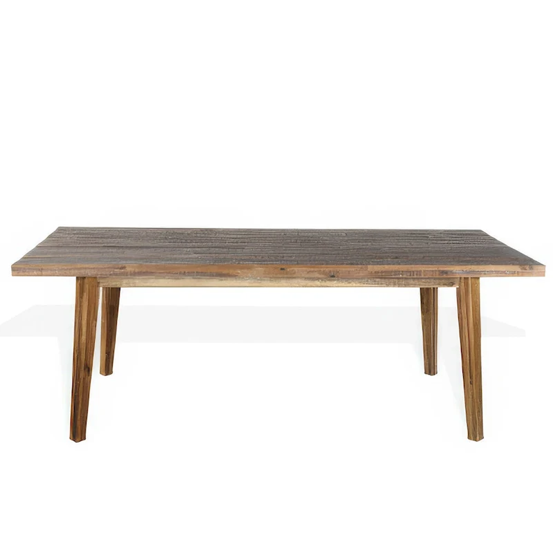 Kerry Dining Table, Light Brown Acacia Wood, Rectangular 86 Inch Top