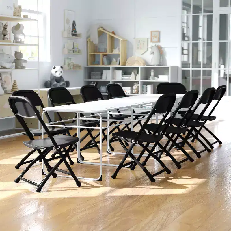 Flash Furniture 10 Pack Kids Plastic Folding Chair