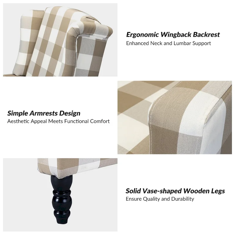 Damaris Mid-Century Modern Manual Pushback Recliner with Wingback Design Set of 2 by HULALA HOME