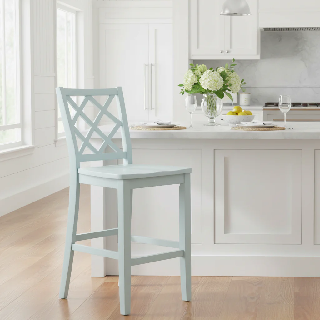 Counter Height Solid Wood Dining Bar Stool