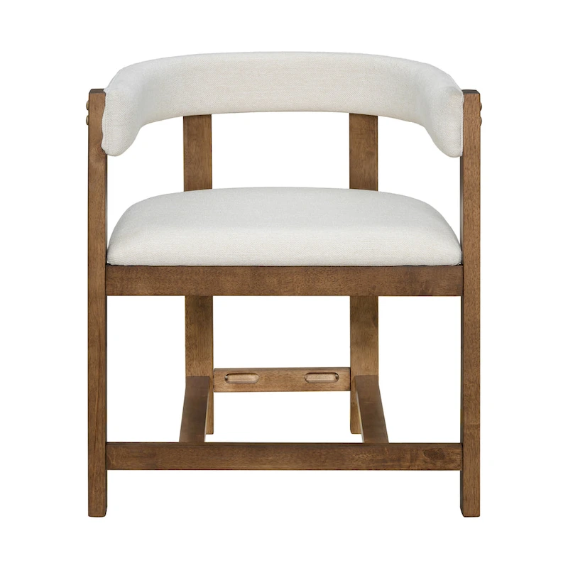 Christopher Knight Home - Bennett Elegant Barrel-Back Dining Armchair Set of 2