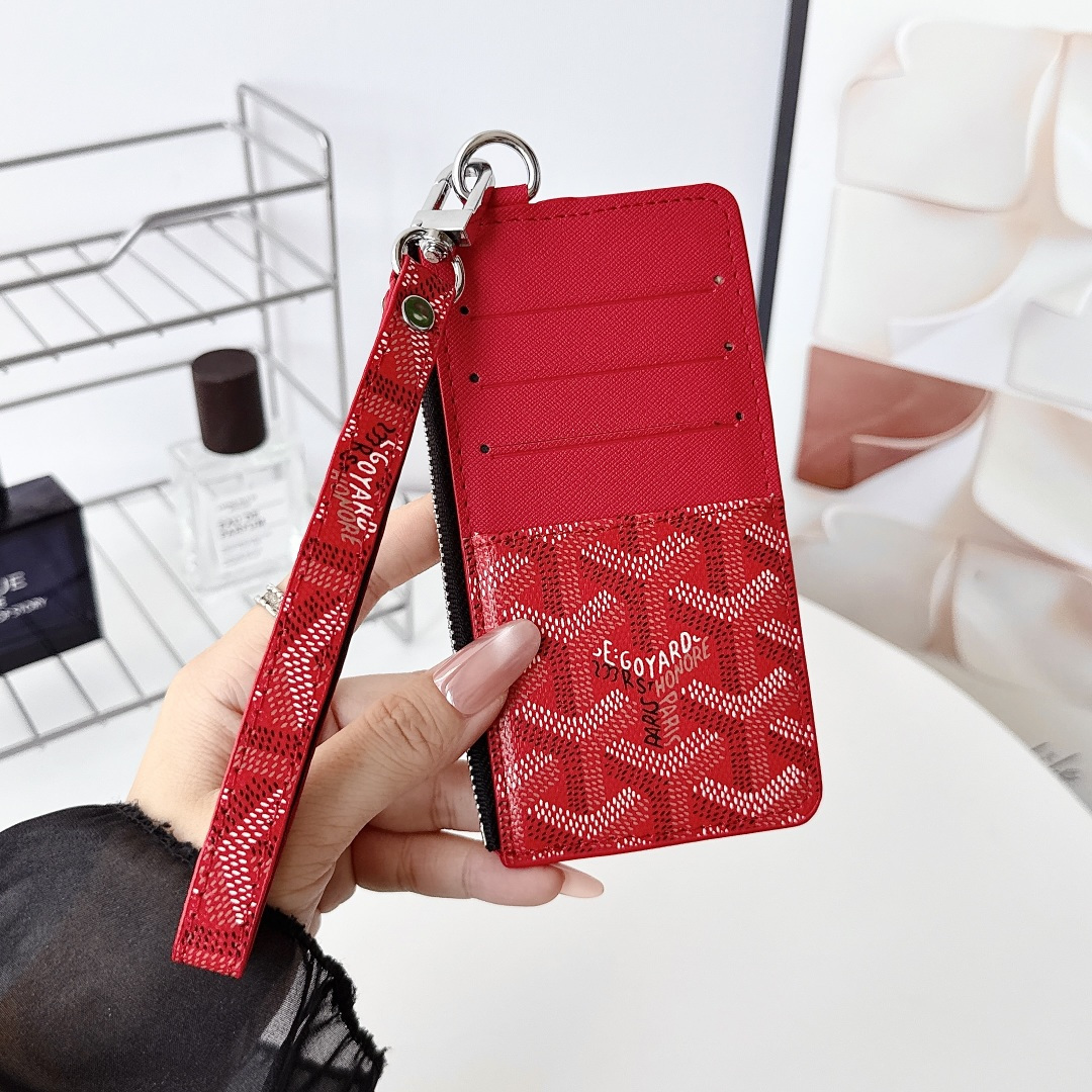 GO Chevron Zipline 07 Wrist Strap Card Holder - Vania Cases