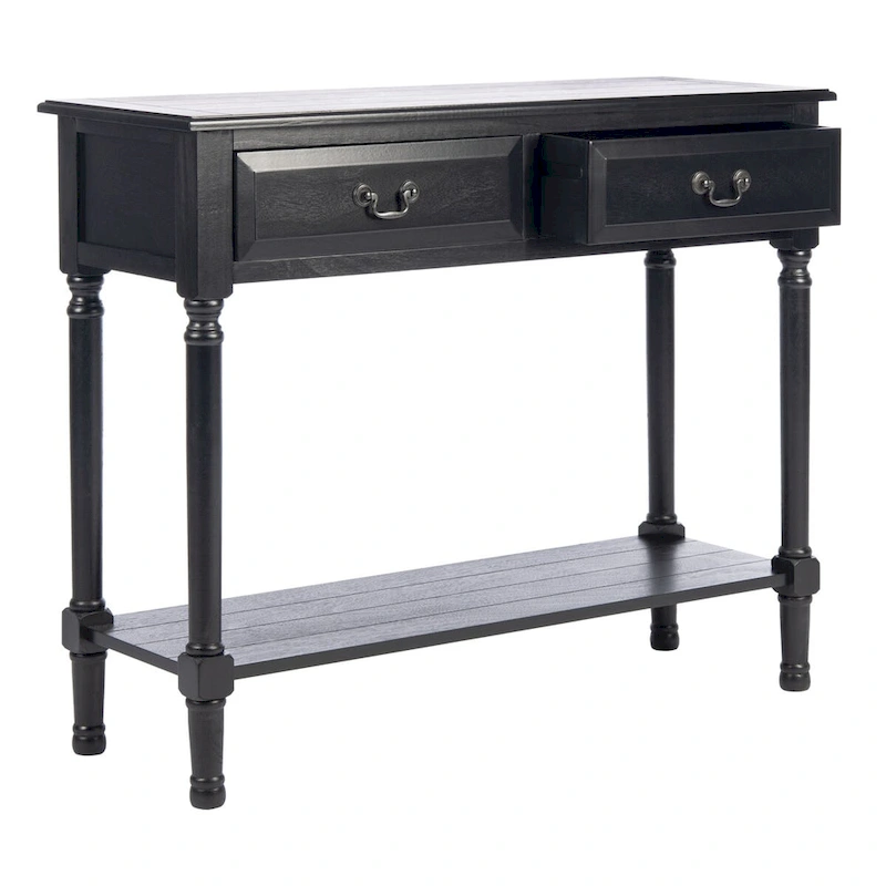 SAFAVIEH Justina 2-Drawer Console Table - 35.5 W x 13 L x 29.5 H - 36Wx13Dx30H