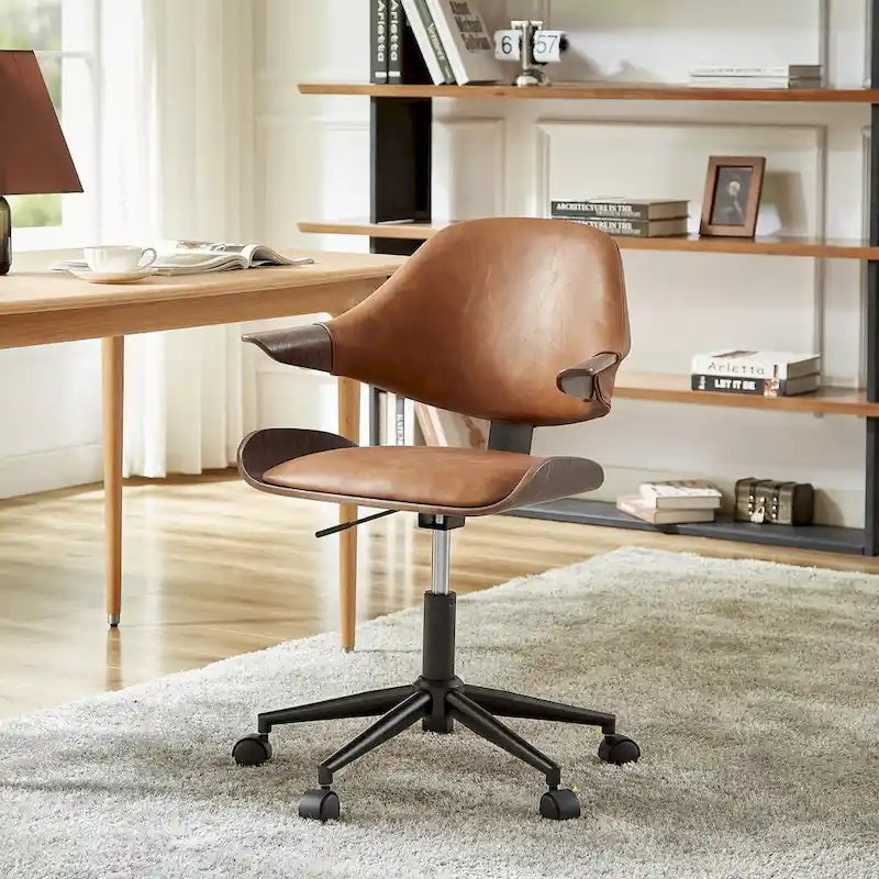 Adjustable and Rolling Desk Chair
