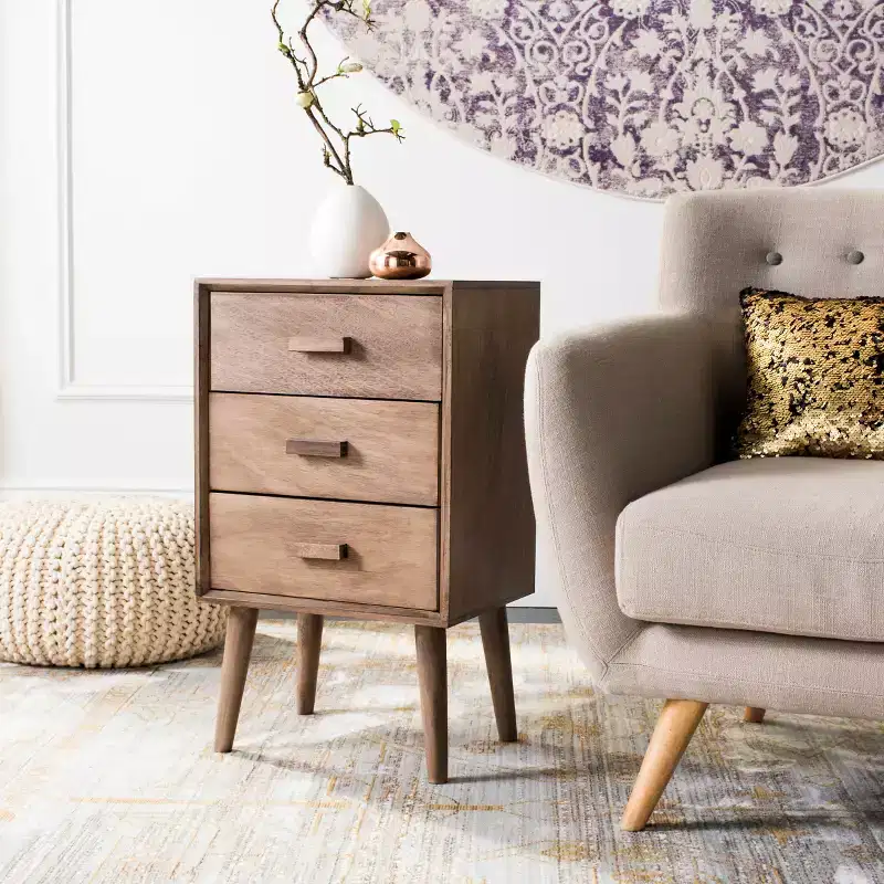 Pomona 3 Drawer Accent Table - CHS5700 - Safavieh
