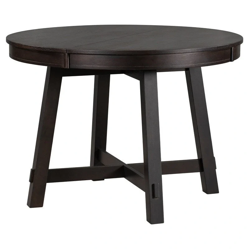 Farmhouse Extendable Adjustable Round/Oval Table, Player Poker Table, Dining Table, Kitchen Table