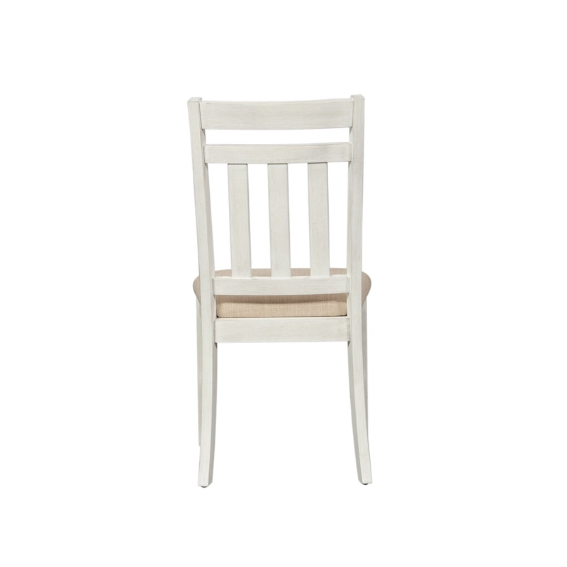 Summerville Soft White Wash Wire Brushed Gray 5 Piece Rectangular Table Set