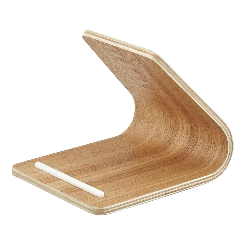 Tablet Stand, Wood - L 5.51 x W 4.72 x H 4.53 inches