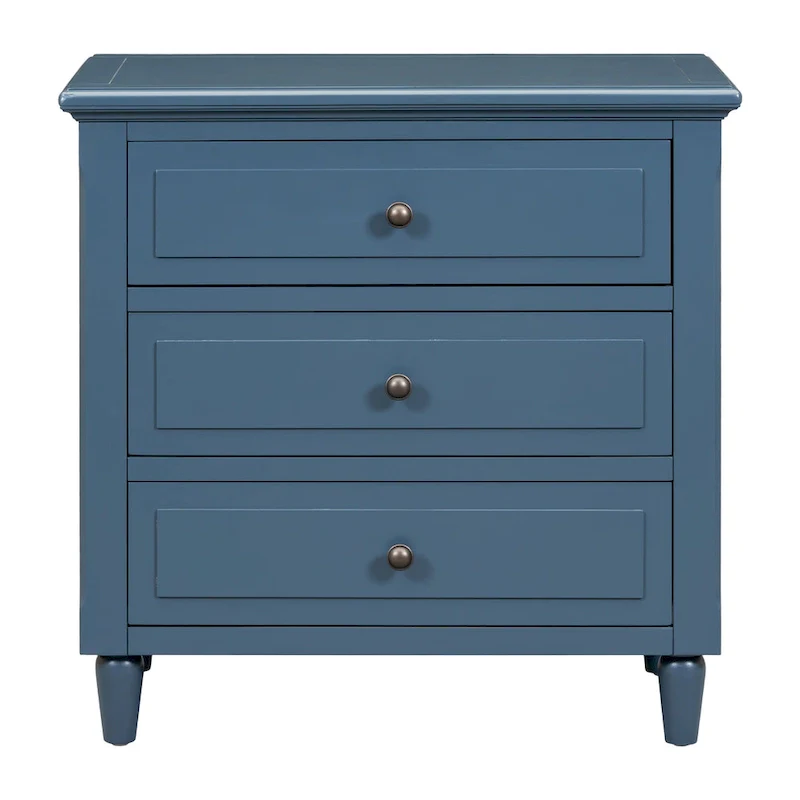 3-Drawer Wood Cabinet