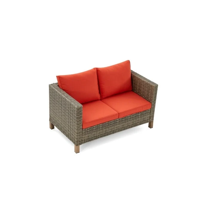 6 Piece Sectional Seating Group with Cushions