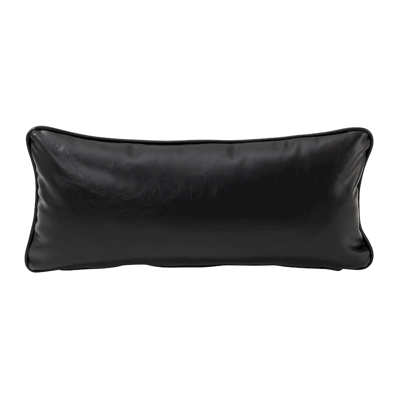 Glitzhome 30.75H Mid-Century Modern PU Leather Armchair Accent Chair with Pillow - 25.75W x 33.75D x 30.75H