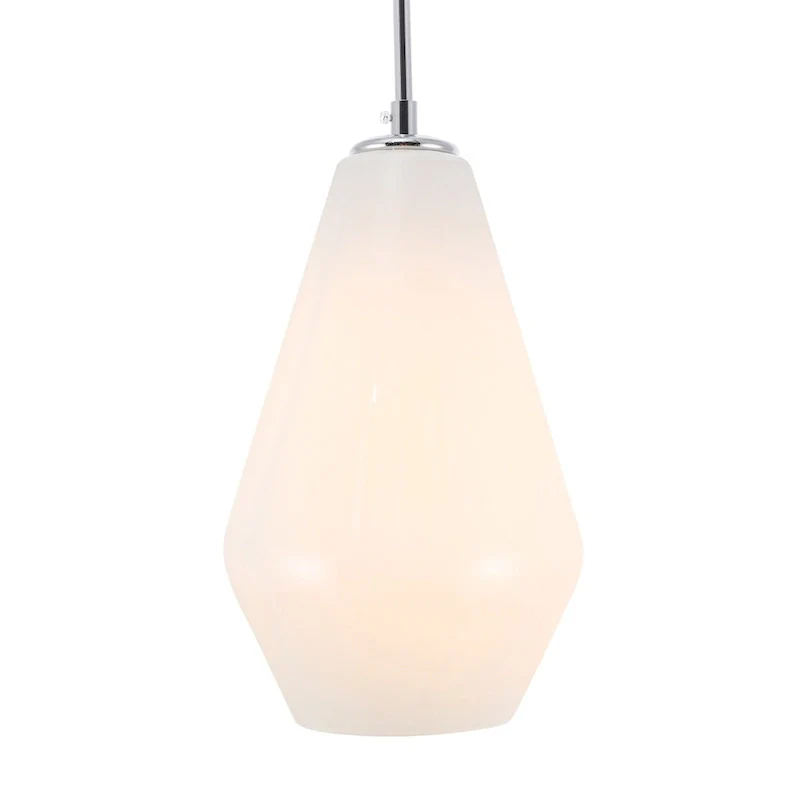 Gerald 1-light Elongated Glass Shade Hanging Pendant Light