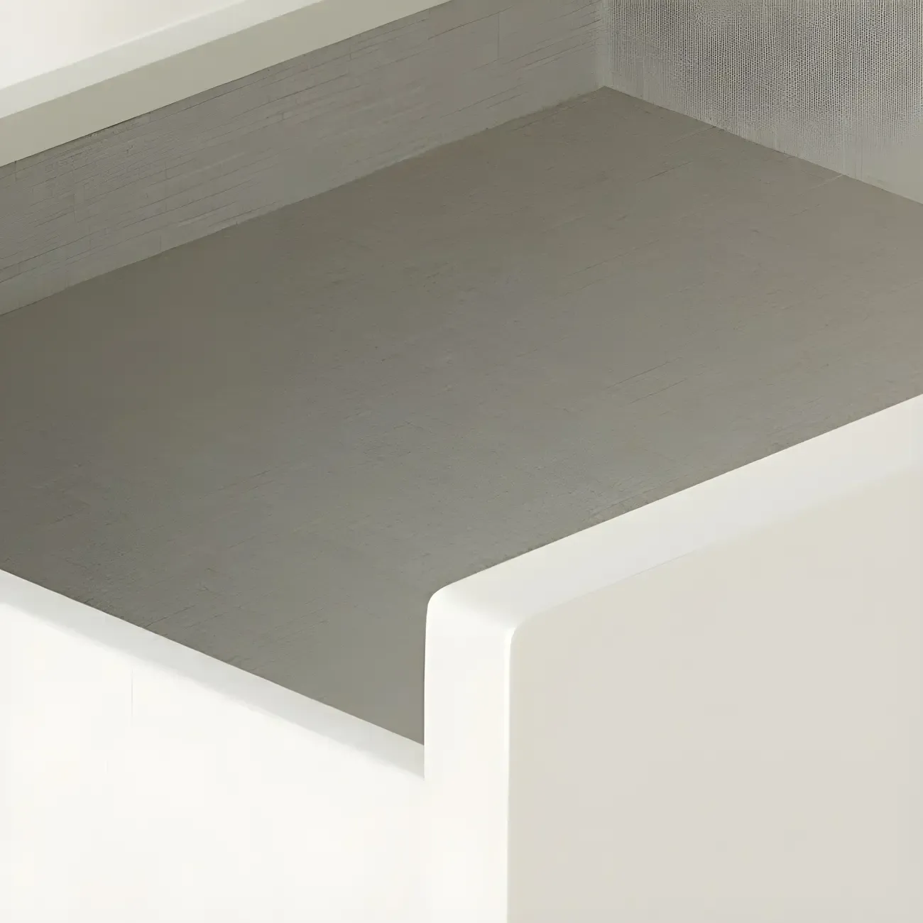 Modern Metal Wood Rotatable 2-Drawer Nightstand