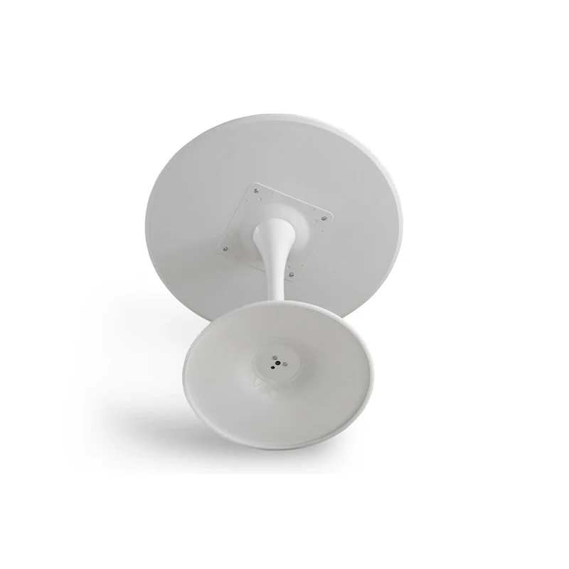 Round Dining table Modern kitchen table 31.5-inch tulip design with pedestal, medieval casual table seating 2 to 4 people