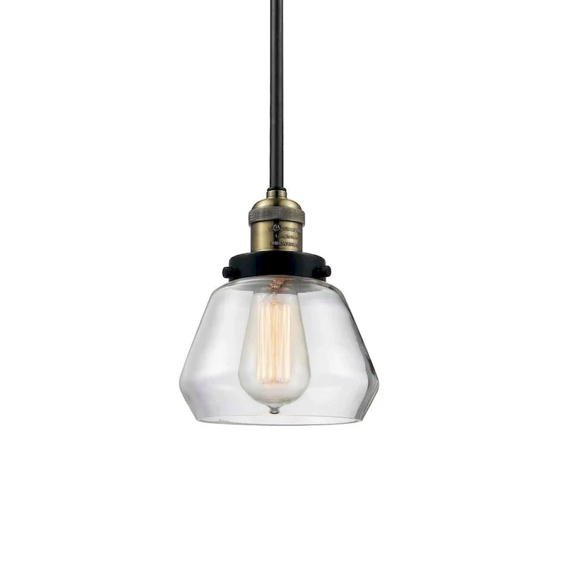 Innovations Lighting Fulton Single Light 7  Wide Mini Pendant with