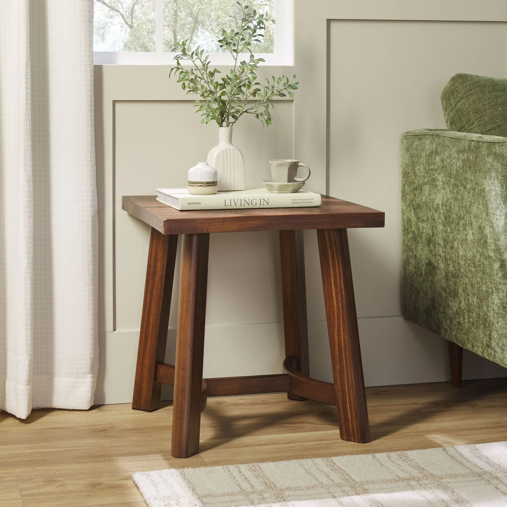 Colt Modern Farmhouse Easy Assembly 18 Side Table