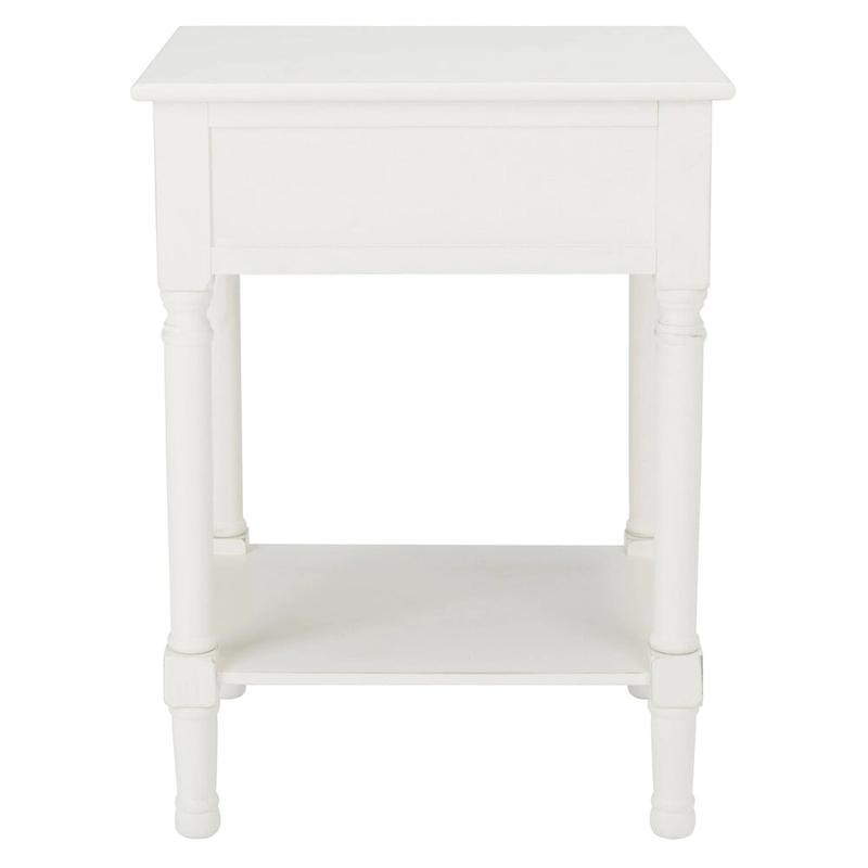 SAFAVIEH Heide 1-Drawer Accent Table - 19 W x 15.8 L x 26 H - 19Wx16Dx26H