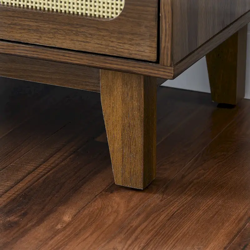 wooden antique six-drawer dresser