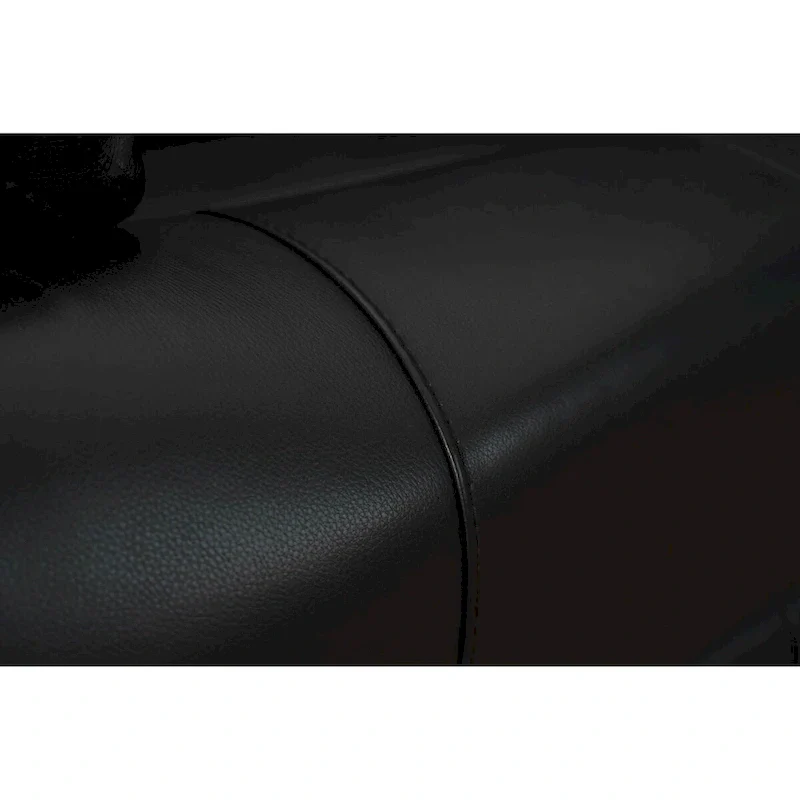 Genuine leather Black Power Recliner Zero Gravity Dual Power Recliner Adjustable Headrest Extendable Footrest