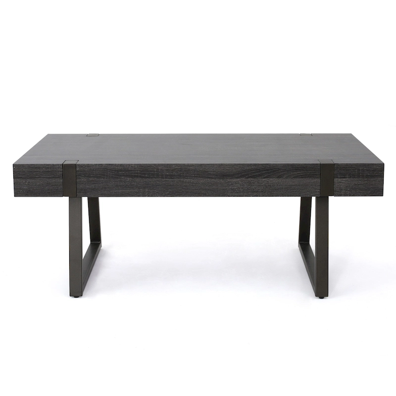 Abitha Faux Wood Coffee Table by Christopher Knight Home - 43.25 L x 23.60 W x 16.75 H