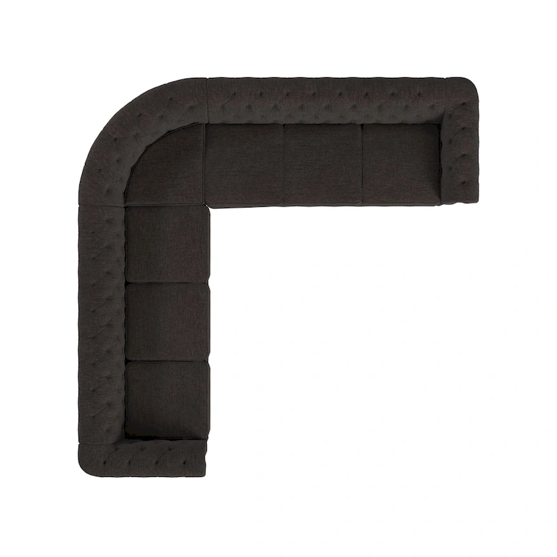 Knightsbridge Chesterfield L-shaped Sectional by iNSPIRE Q Artisan