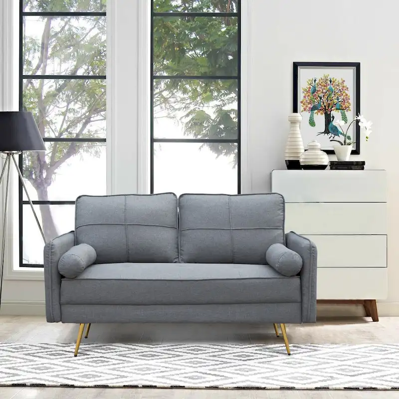 Round Arm Loveseat
