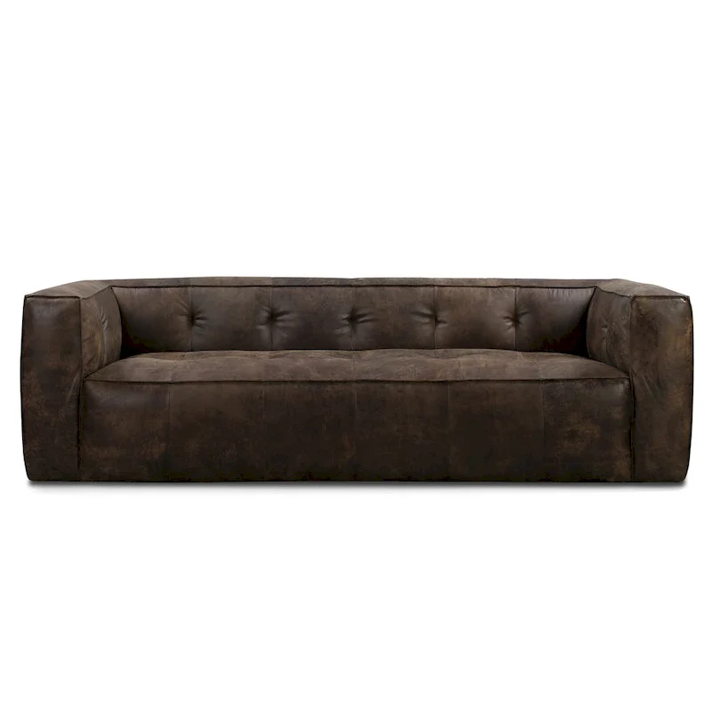 Poly & Bark Capa 92  Sofa - Full Grain Genuine Italian Leather