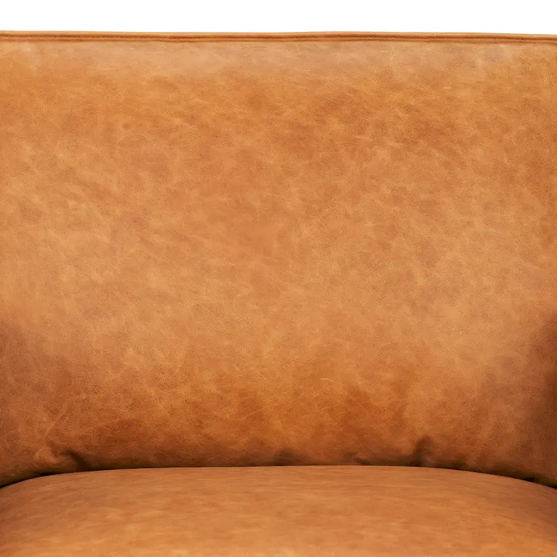 Poly & Bark Mateo Lounge Chair - Full Grain Genuine Italian Leather