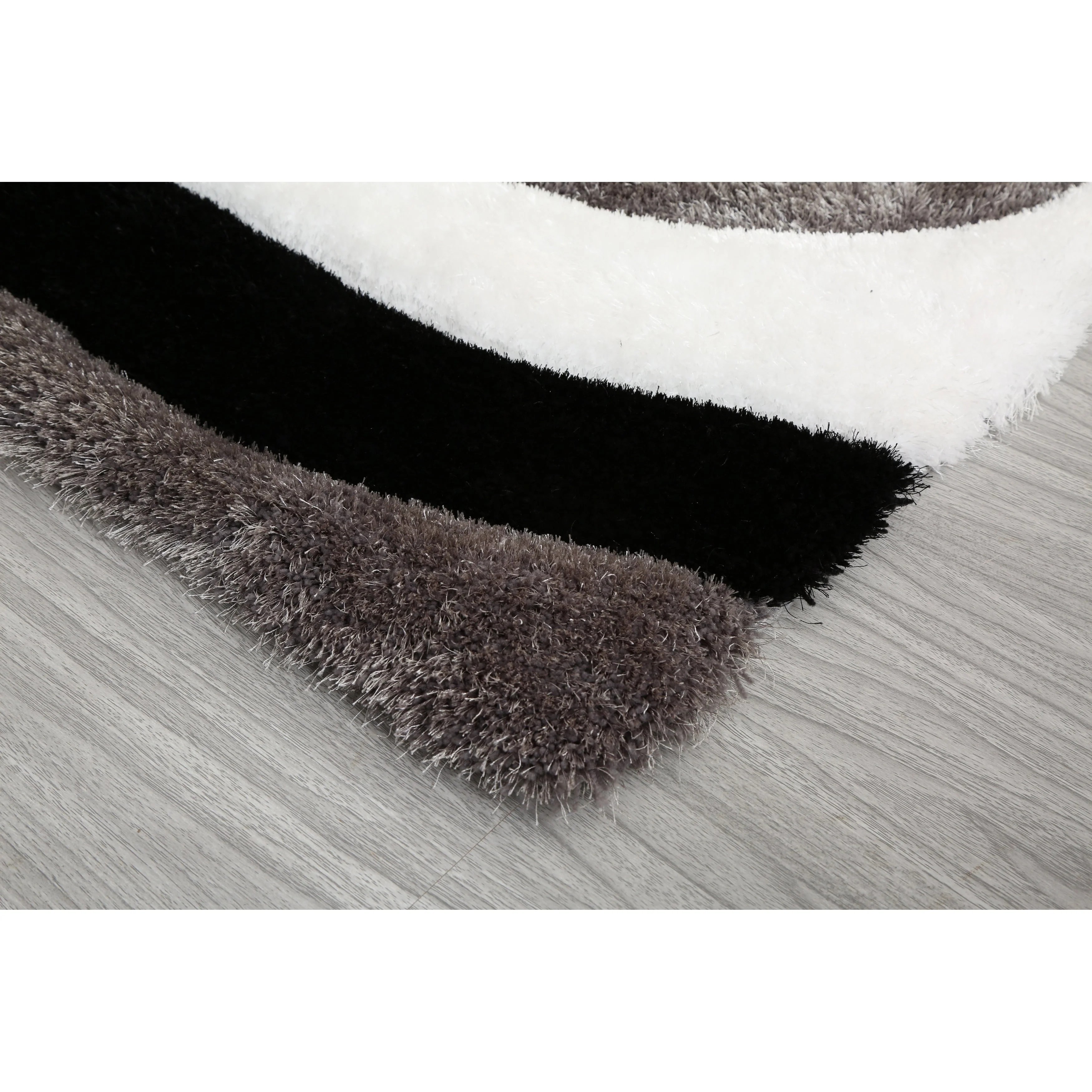 Mateos Shag Abstract Designed Area Rug