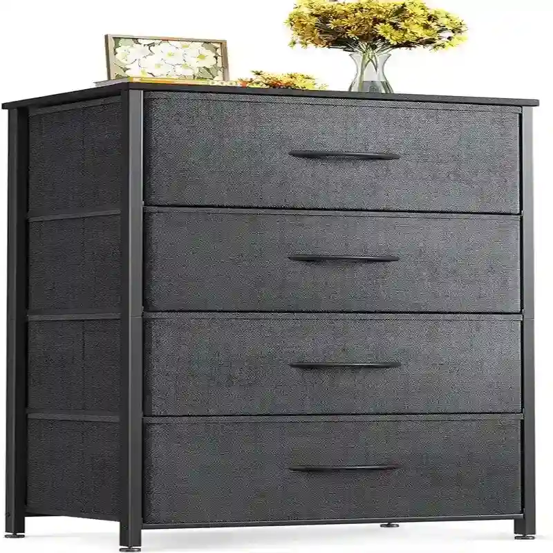 Small Dresser Chest of Drawers Fabric Dresser - 11.73D x 15.74W x 31.77H