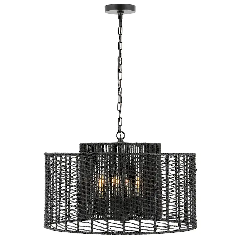 SAFAVIEH Lighting Jolanda Extendable Pendant - 25 In. W x 25 In. D x 20-79 In. H - 25Wx25Dx79H