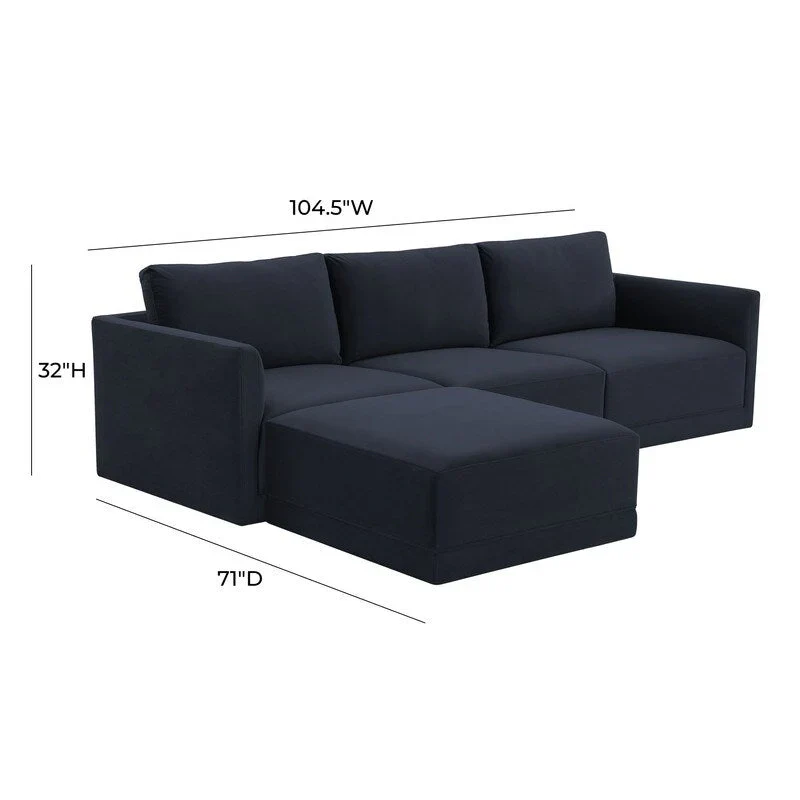 Willow Modular 4 Piece Sectional