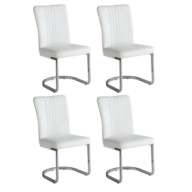 Channel Back Cantilever Side Chair, Set of 4