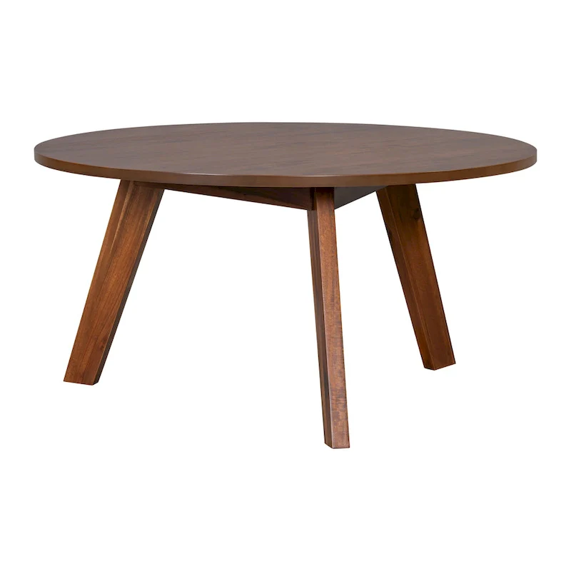 Canton Round Acacia Wood Coffee Table by Christopher Knight Home