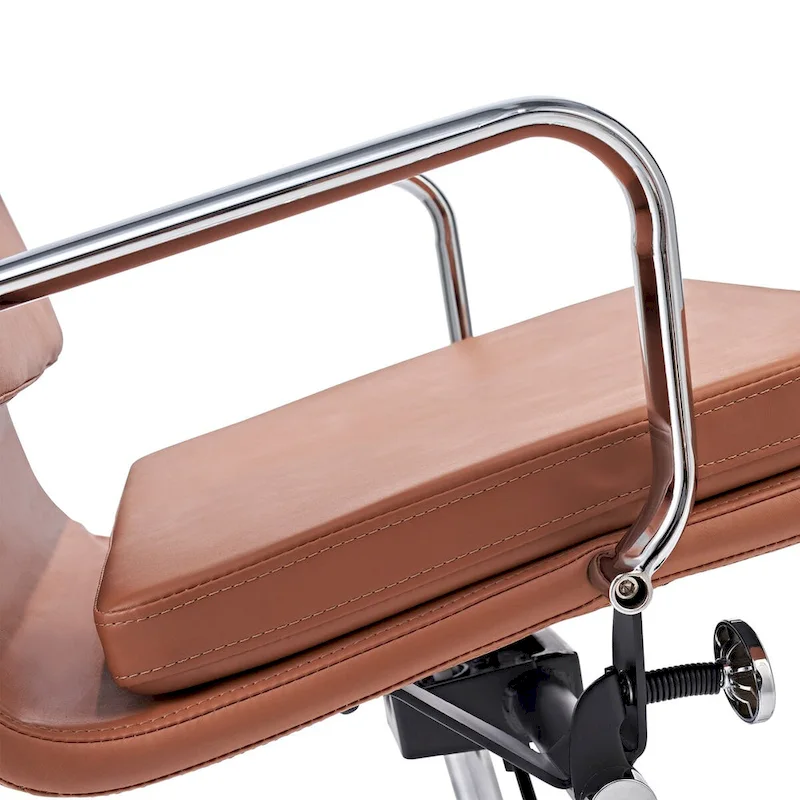 CAROCC Office Chair PU Leather Adjustable ErgoChair with Thickened Cushion - N/A