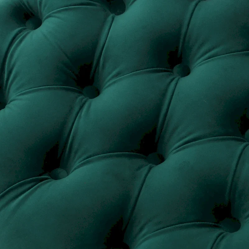 Bates Tufted Grey Fabric Dining Chairs (Set of 2)