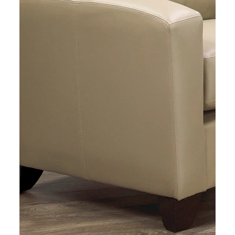 Bryce Italian Top Grain Leather Sofa and Chair Set