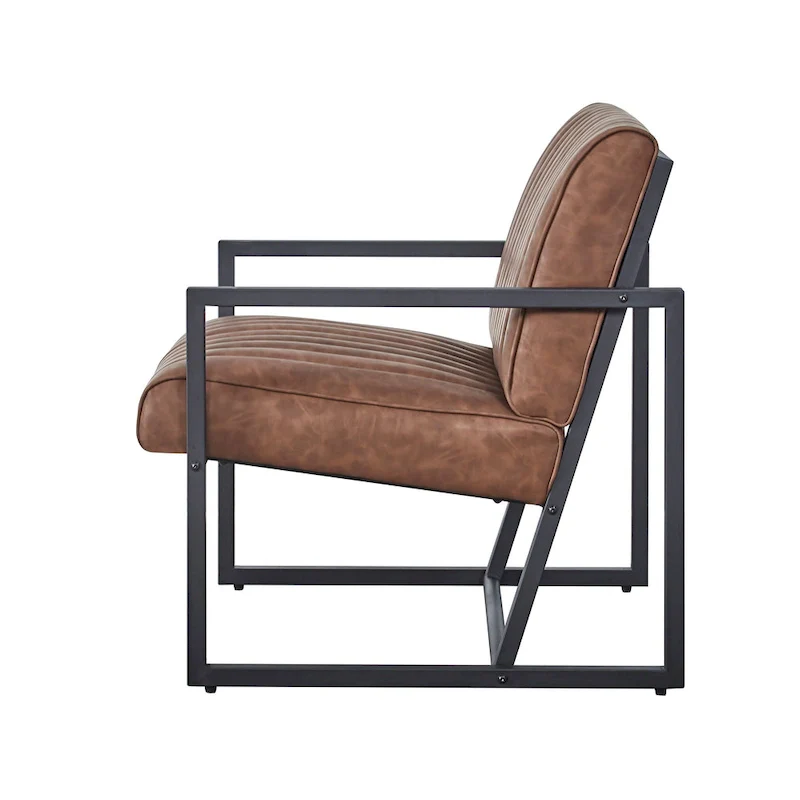 Modern 26 Arm Chair with Steel Legs