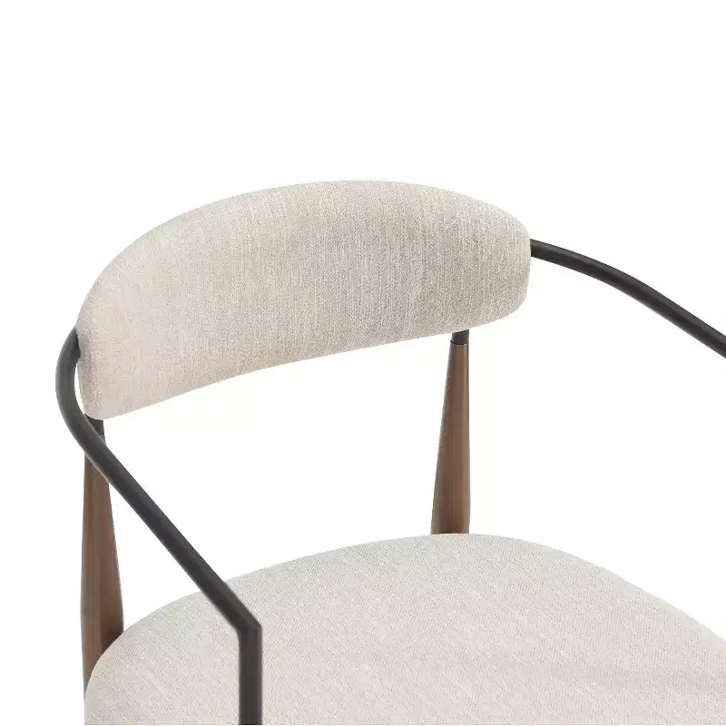Christopher Knight Home Alger Modern Fabric Upholstered Iron 25 Inch Counter Stools (Set of 2)