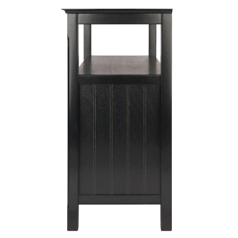 Buffet Cabinet, Black - 36 x 18.03 x 35.98 inches - 36 x 18.03 x 35.98 inches