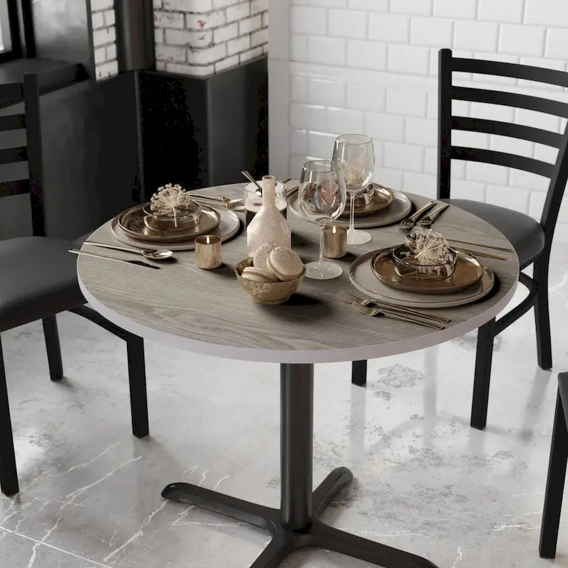 36 Round Table Top with Reversible Laminate Top