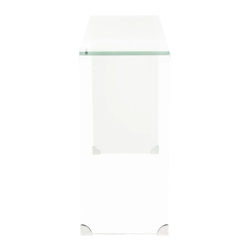 SAFAVIEH Modena Ombre Glass Console Table - Clear / Blue - 43.3 x 13.8 x 29.5 - 43Wx14Dx30H