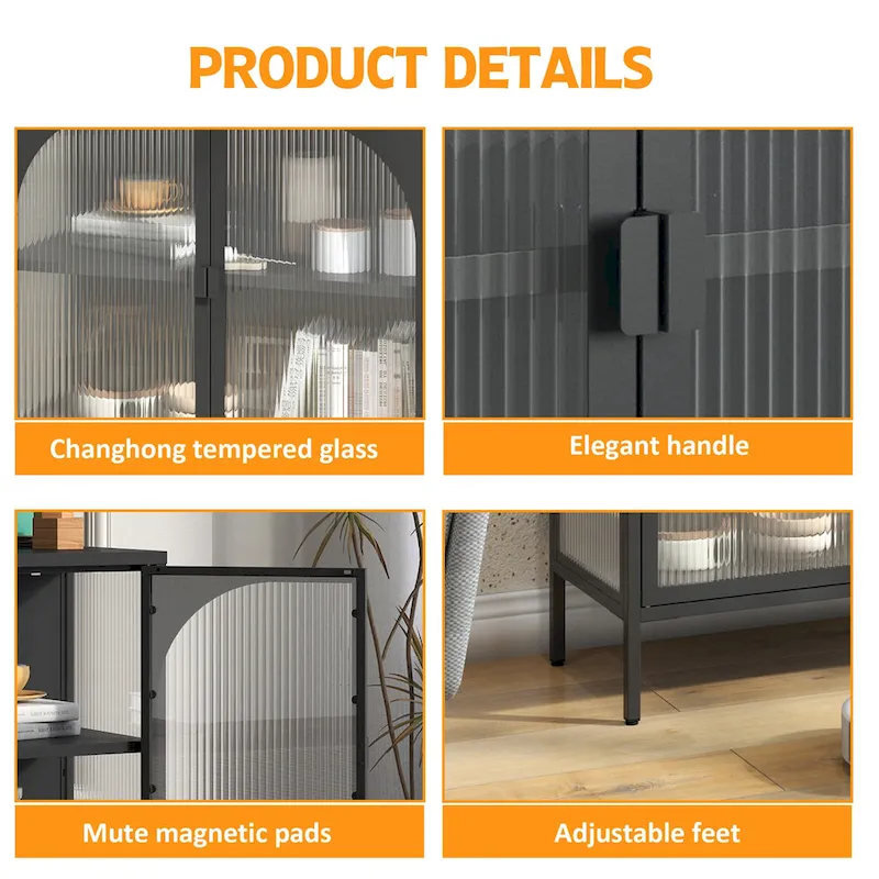 Metal Sideboard Cabinet