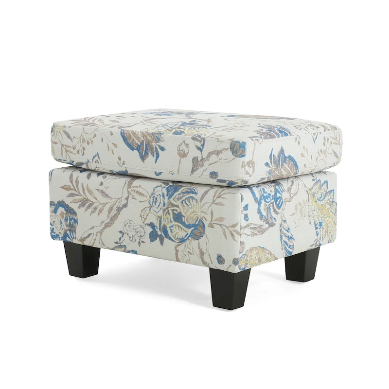Rosella Fabric Ottoman by Christopher Knight Home