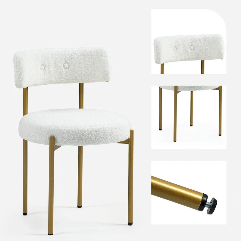 AVAWING Dining Chairs Mid-Century Modern Kitchen Chairs Set of 2