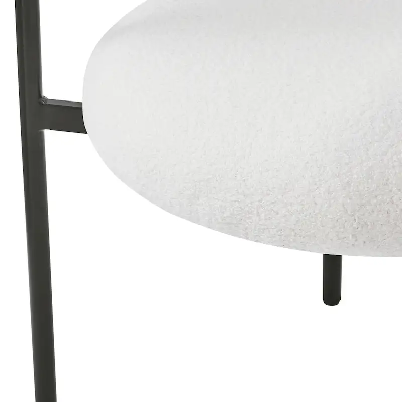 Modern Fabric Dining Chairs with Metal Legs - Set of 2/4, Upholstered Arm Chairs, 265 lbs Capacity