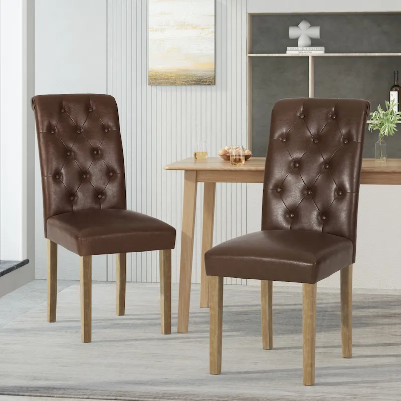 Aruda Upholstered Dining Chair (Set of 2) by Christopher Knight Home